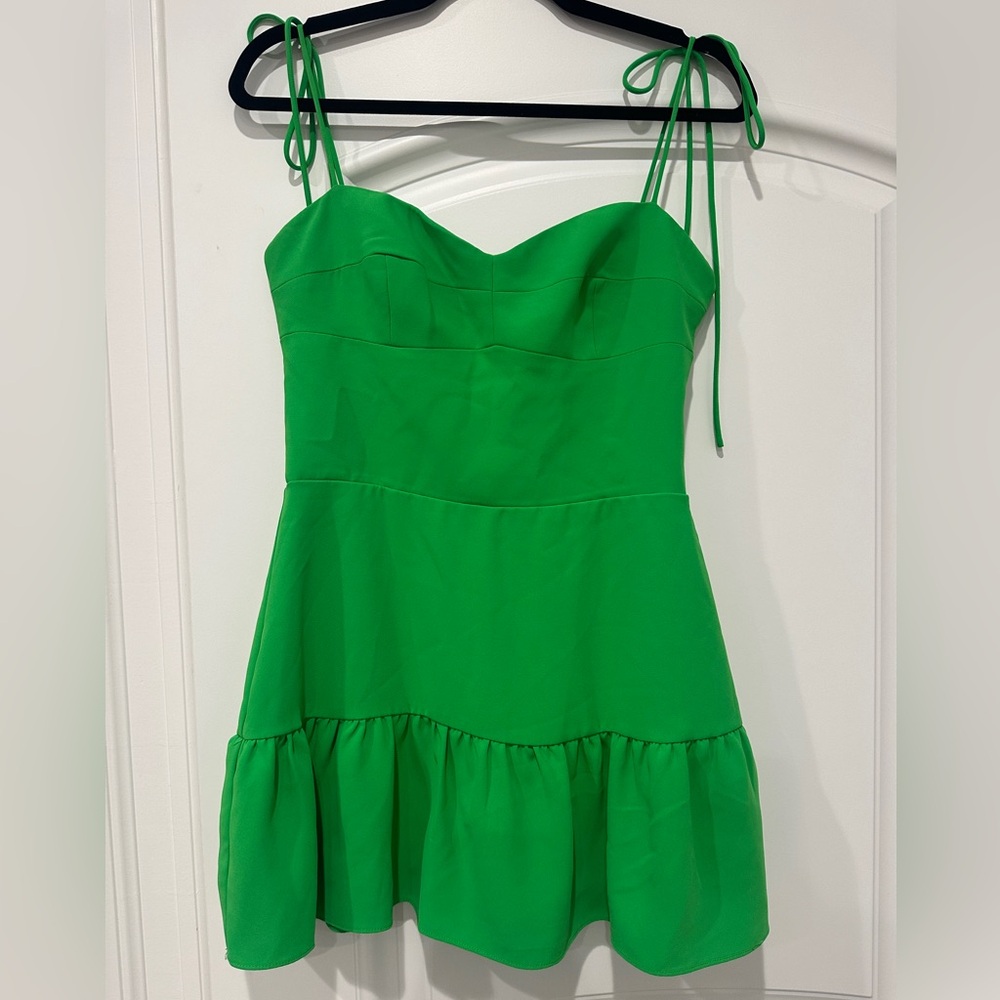 Amanda Uprichard champagne skort romper | Green